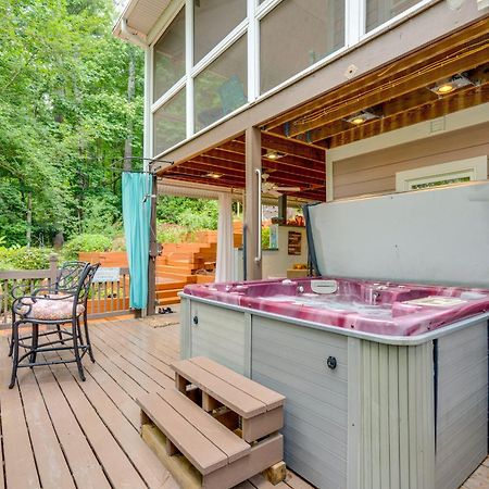 Creekside Hendersonville Haven Hot Tub And Fire Pit 외부 사진