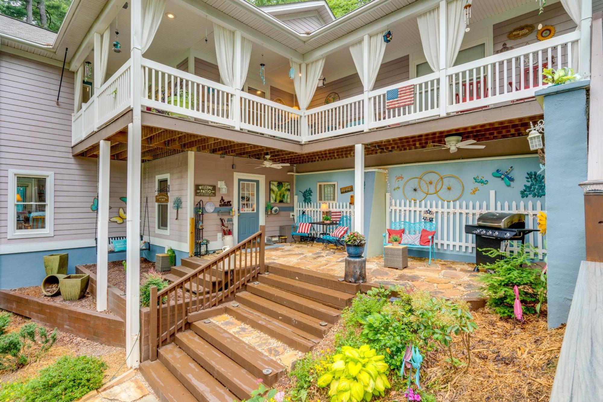Creekside Hendersonville Haven Hot Tub And Fire Pit 외부 사진