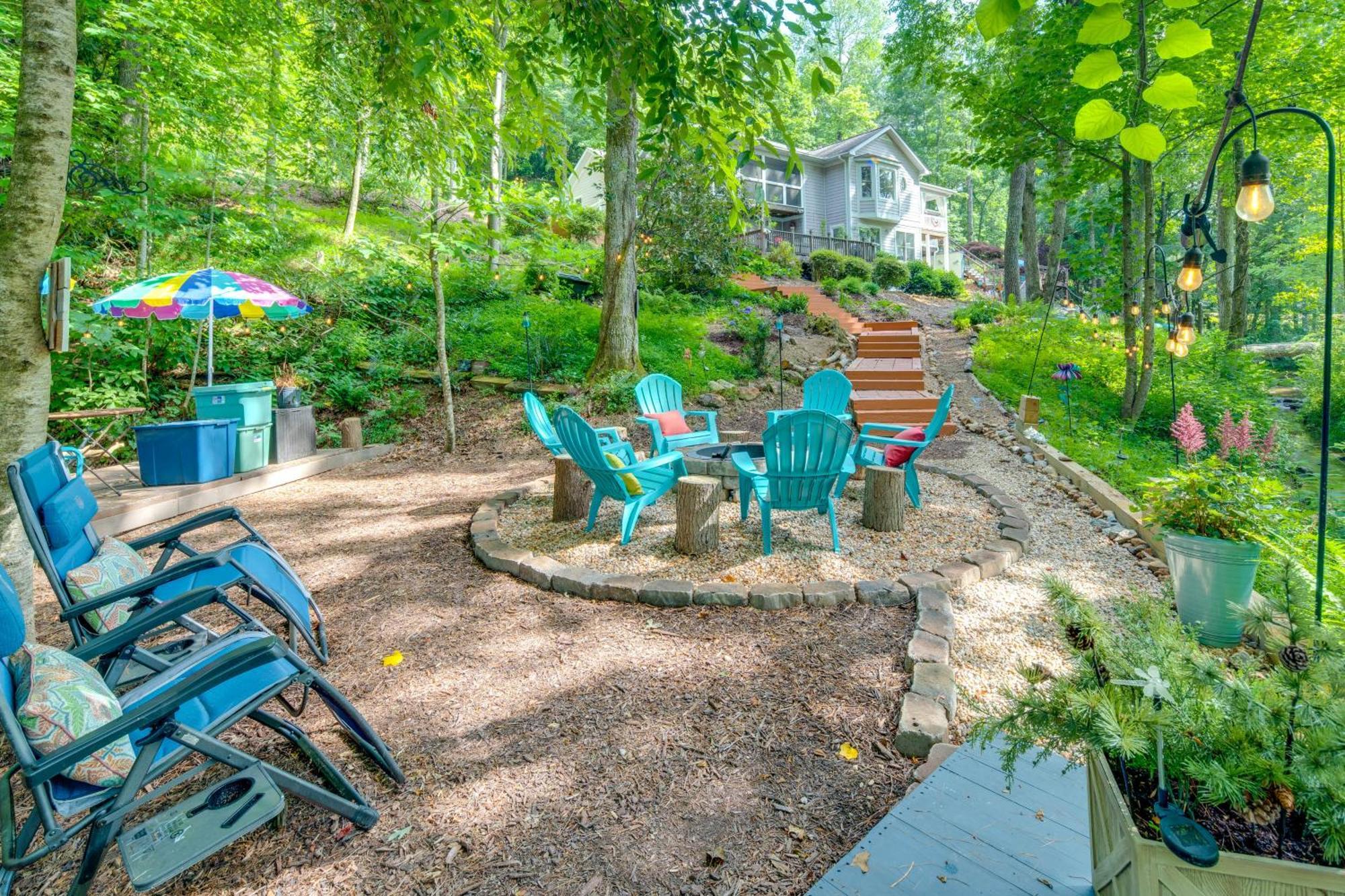 Creekside Hendersonville Haven Hot Tub And Fire Pit 외부 사진