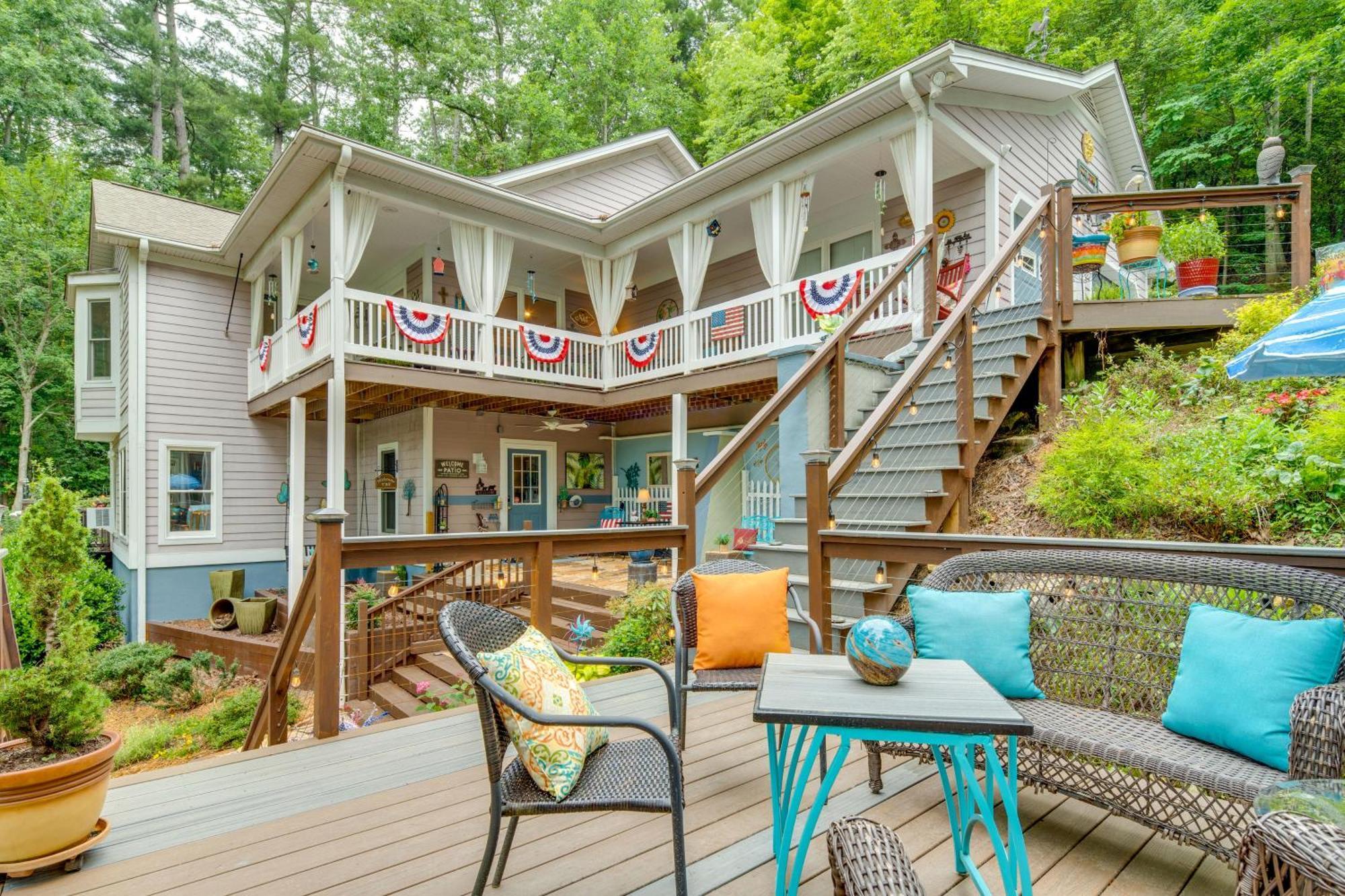 Creekside Hendersonville Haven Hot Tub And Fire Pit 외부 사진