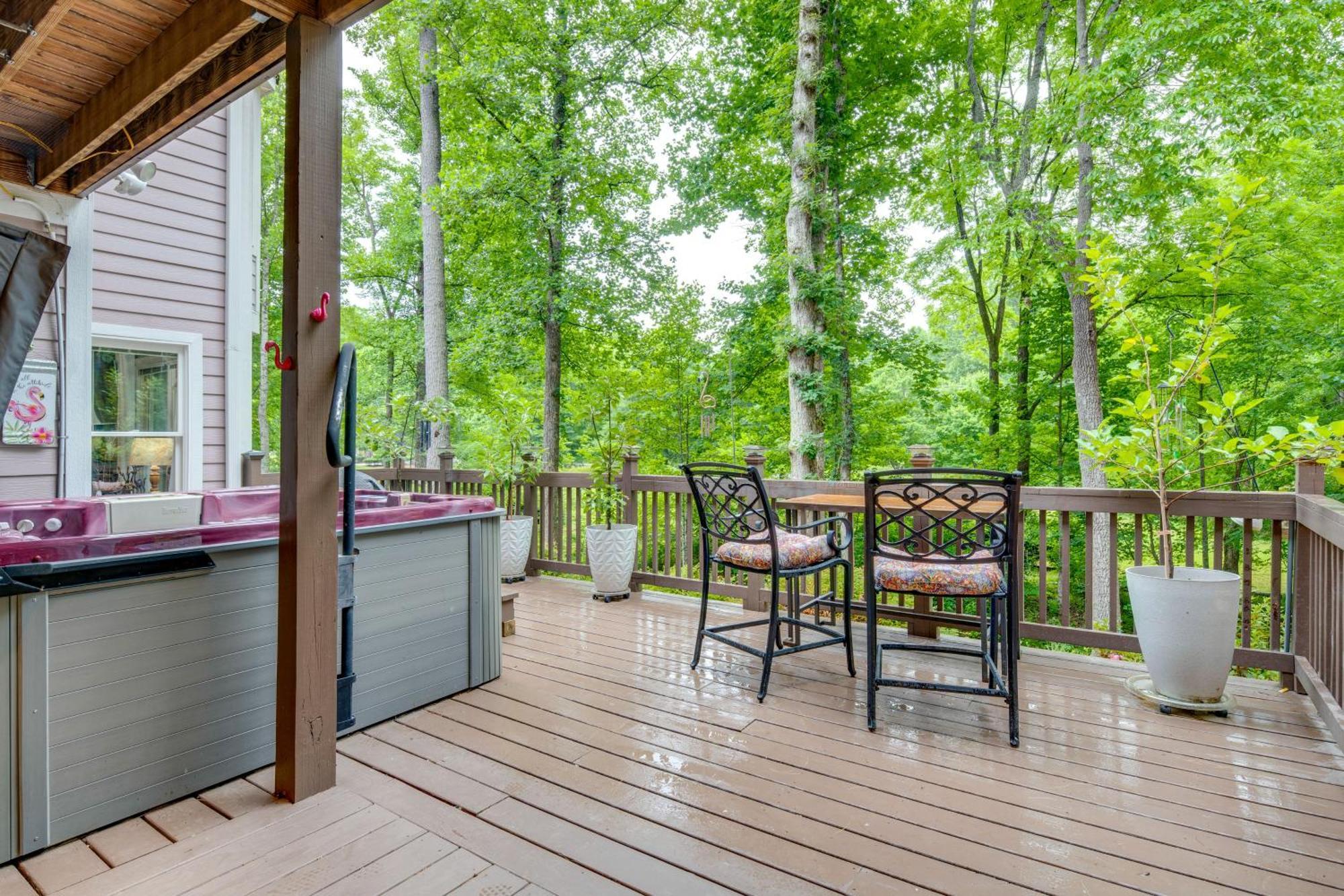 Creekside Hendersonville Haven Hot Tub And Fire Pit 외부 사진